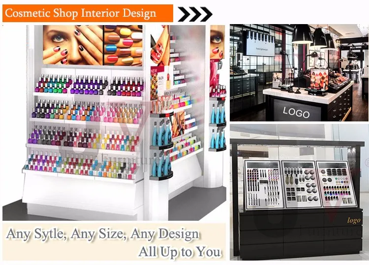 Nail Salon Equipment For Nail Polish Display Shelf Rack Floor Stand