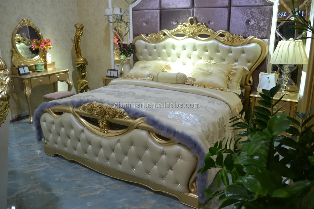 Luxury European style king size bed 0409-312