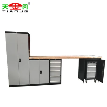 High Quality Warehouse Workbench Metal Work Bench With Metal Tool