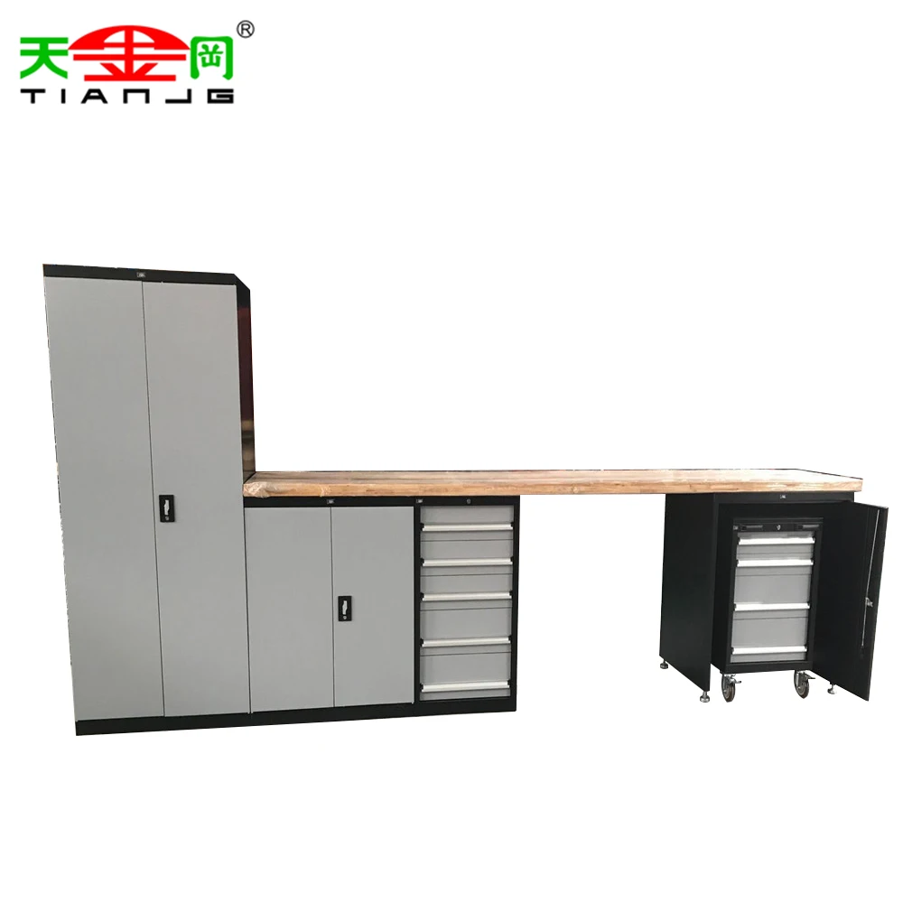 High Quality Warehouse Workbench Metal Work Bench With Metal Tool