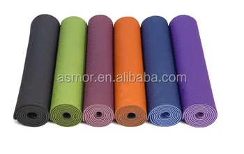 Wholesale Black Custom Printed Bamboo Eva Nbr Pvc Tpe Eco Yoga Mat