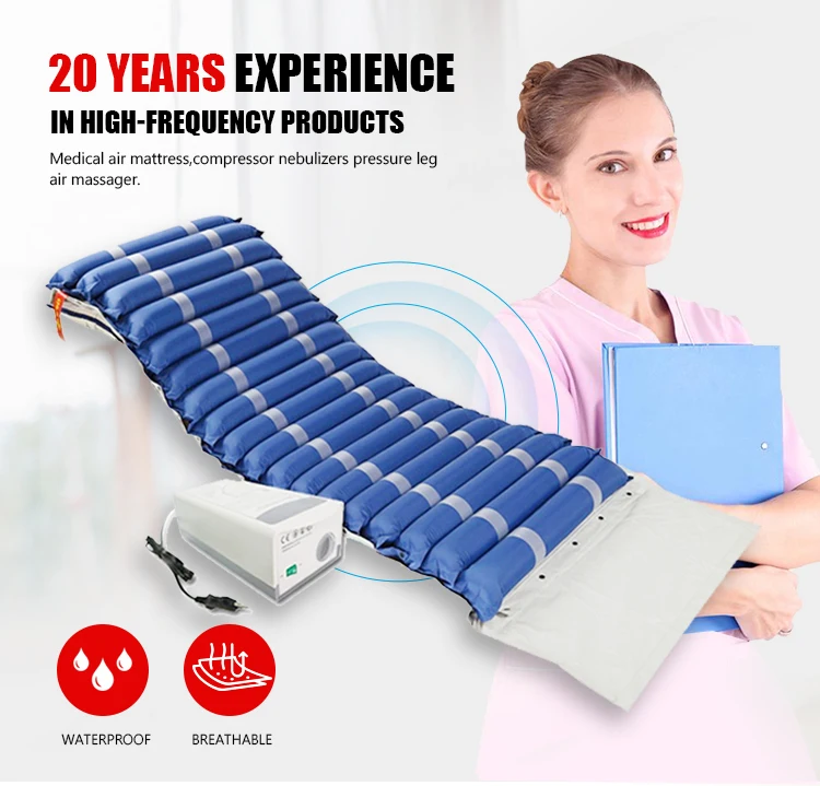 alternating pressure air flow tubular sleeping air mattress cot system walmart with logo