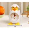 elegant gift lovely sculpt stand duck novelty table clock for children
