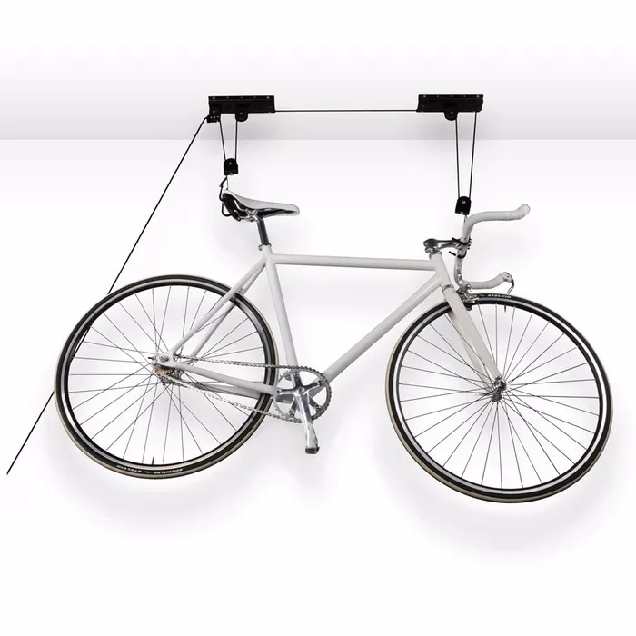 bike storage pulley system