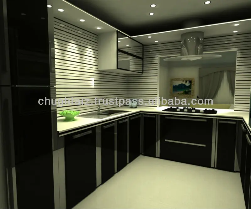 Black Ss Kitchen Cabinets Buy Pvc Kitchen Cabinets Modern