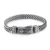Retro Silver 22CM Stainless Steel Ancient Egypt Symbol of Life Charm Bracelet For Men