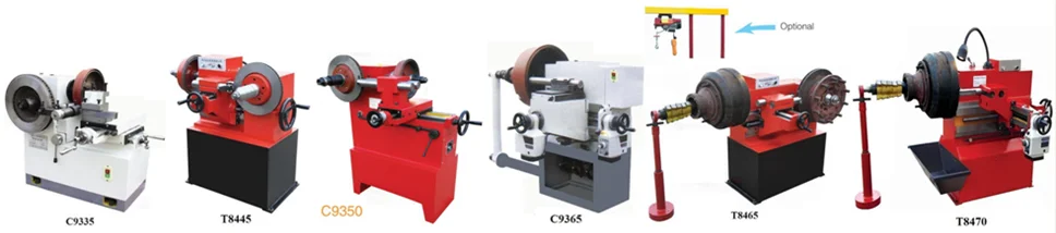 Brake Rotor Cutting Machine C9335 T8445 C9350 C9365 T8465 T8470 - Buy ...