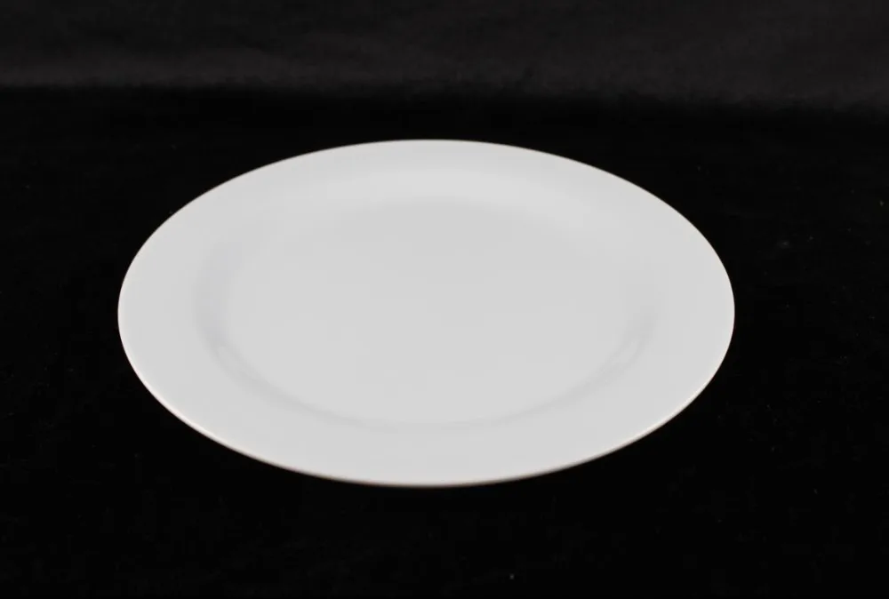 100%melamine white plate