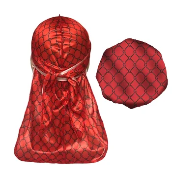 Silky Satin Durag Bonnet Sets Designer Durags Wholesale - Buy Durag Bonnet,Durags Wholesale ...