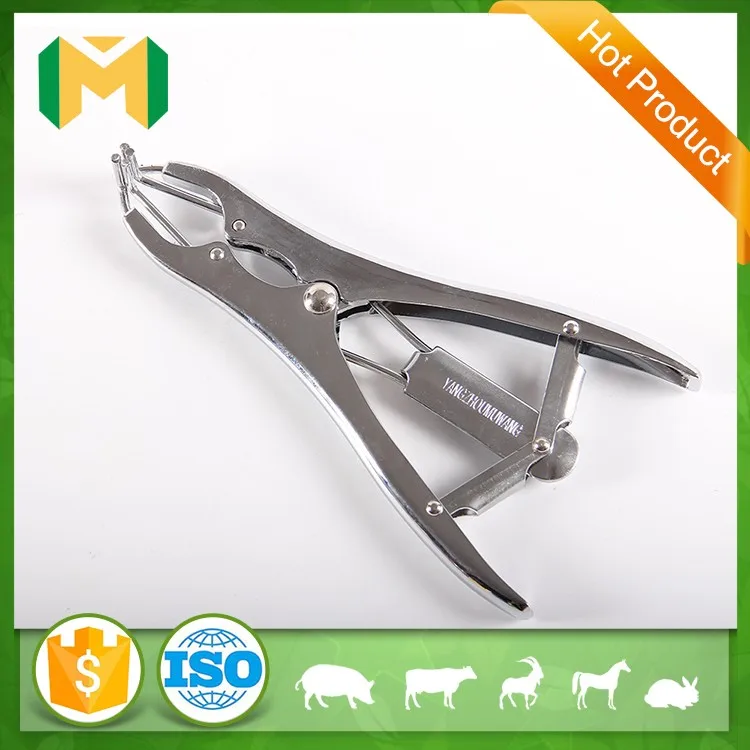 CASTRAZIONE AD ELASTICO ANELLO APPLICATORE VETERINARIO
