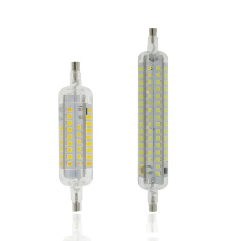 9W 10W 12W 15W 78mm 118mm Silicone Lamp SMD 2835 220V 240V Lampada Led Replace Halogen Floodlight Dimmable Led R7S Light Bulb