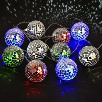 Color Changing Party Disco Ball String Lights For Holiday Color Changing Party Disco Ball String Lights For Holiday Decoration Hnl109