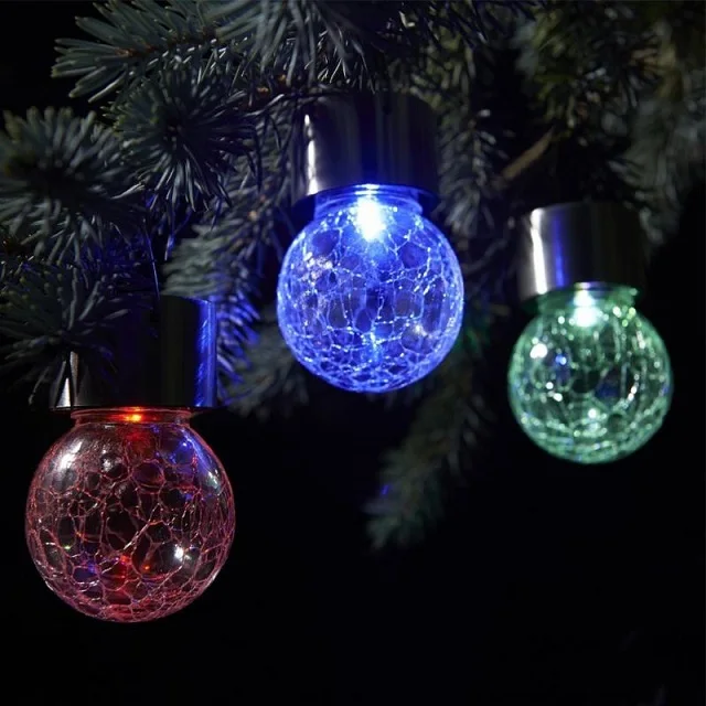Color Changing Hanging Light Garden Decoration Waterproof Solar Powered