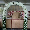Red White Rose And Hydrangeas Head Petals Silk Artificial Hydrangea Flower For Wedding Decoration