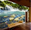 Spring Stone Art 3D Pattern Living Room Sponge Wallpaper