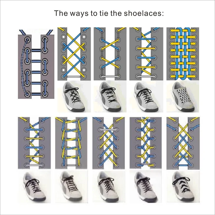 way to tie shoelaces