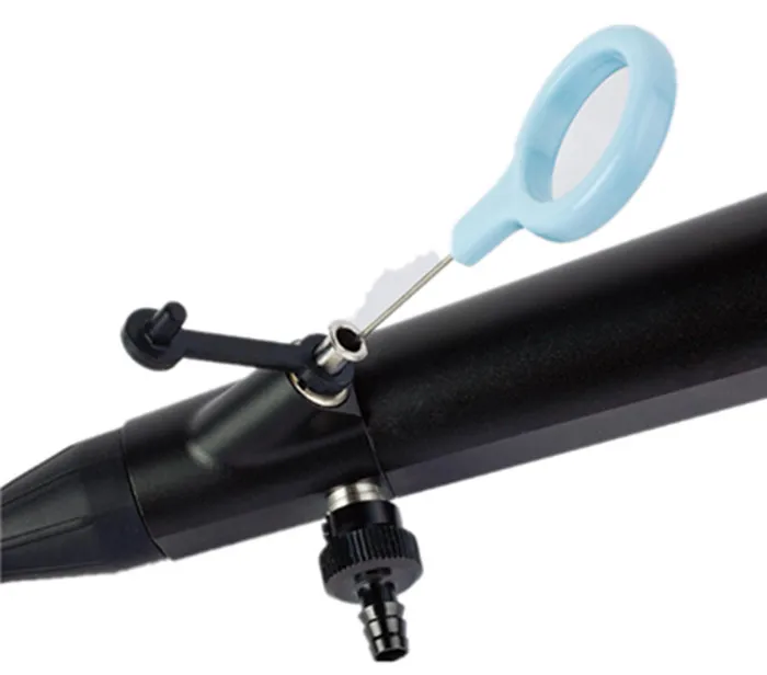 Flexible fiber optic laryngoscope with video camera Electronic