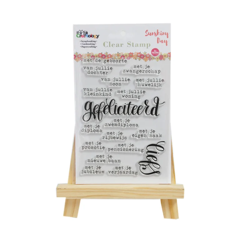 Transparent Clear Custom Stamps For Diy Scrapbooking Decor Card Making