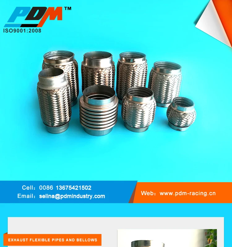 Stainless Steel Exhaust Flexible Pipe With Bellows Buy Flexible