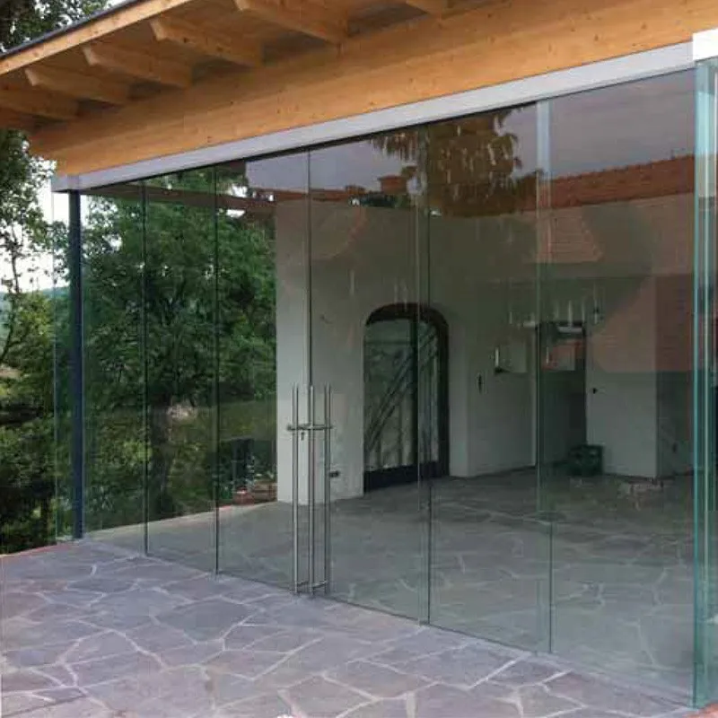 Latest Design Large Interior Glass Sliding Synchronous Door With Soft ...