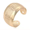 51467-fashion wedding jewelry 18k gold big wedding bangles