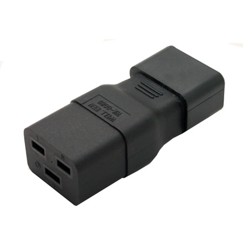 Iec 320 C14 Male Plug To C21 Female Socket Ac Power Adapter Connector