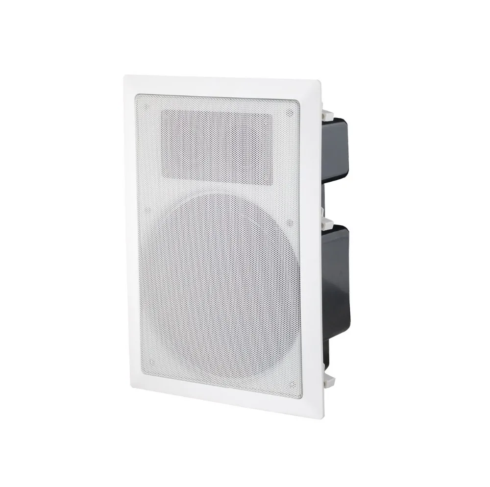 Metal Grill Abs Housing Wall Speaker In Wall Mounting With Metal Cover