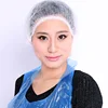Disposable Non Woven material bouffant caps CE food industry medical processing disposable caps Bouffant cap fashion hair nets