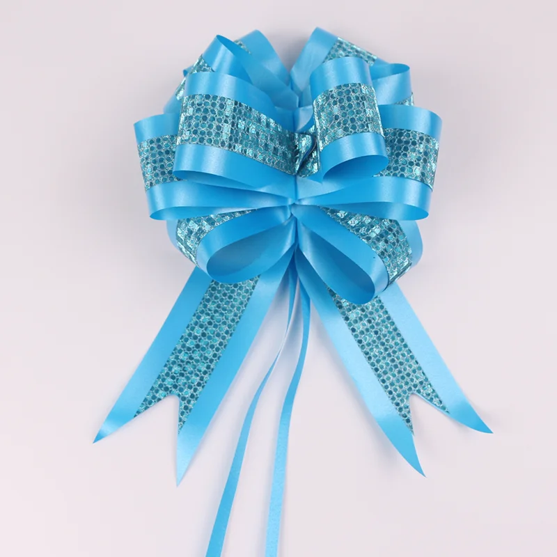 10pcs Organza Pull String Bows Wrap Ribbon For Wedding Party Buy Pull