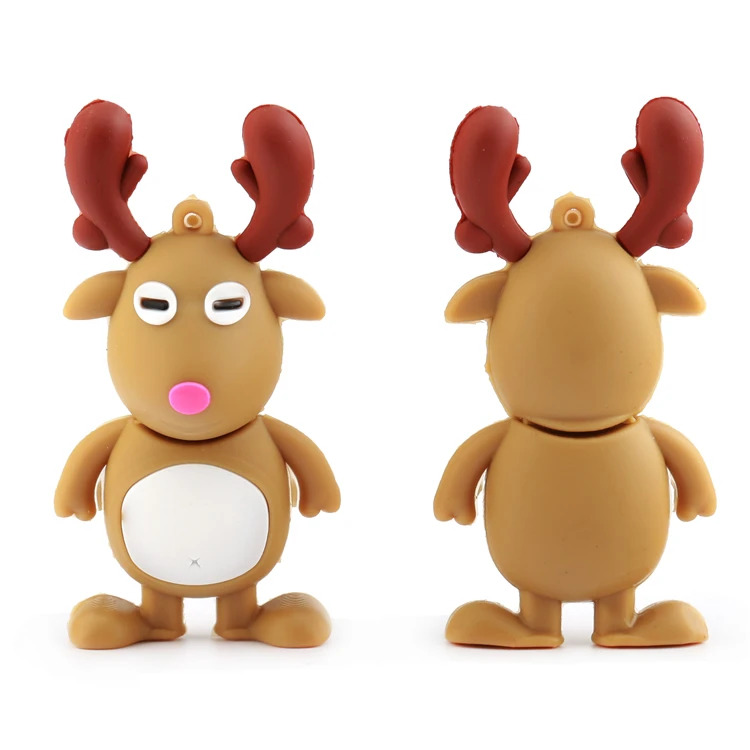 Wholesale Silicon Cartoon Character128GB 64GB 32GB 16GB 8GB 4GB USB Flash Drive Christmas Gift Who;esale - ANKUX.COM