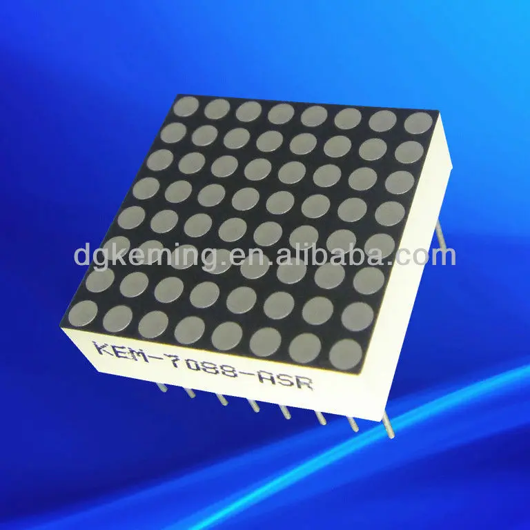 LED dot matrix 20x20mm 8x8 dot amtrix led display red/blue/green/white