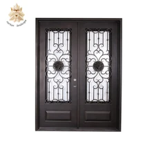 فيلا الجبهة دخول المطاوع الحديد الباب الرئيسي للبيع الأمن تصميم دخول الباب NTED-095Y