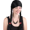 Black double twist braid European and American wig works fine and natural hairpiece