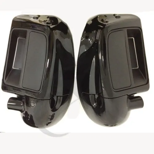 Lower Vented Leg Fairing + 6.5" Speaker Box Pods For Touring Flhtcu 14