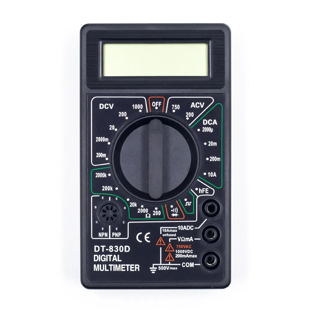 Wholesale Dt830d Pocket Digital Multimeter Counts Ac/dc Volt Amp Ohm