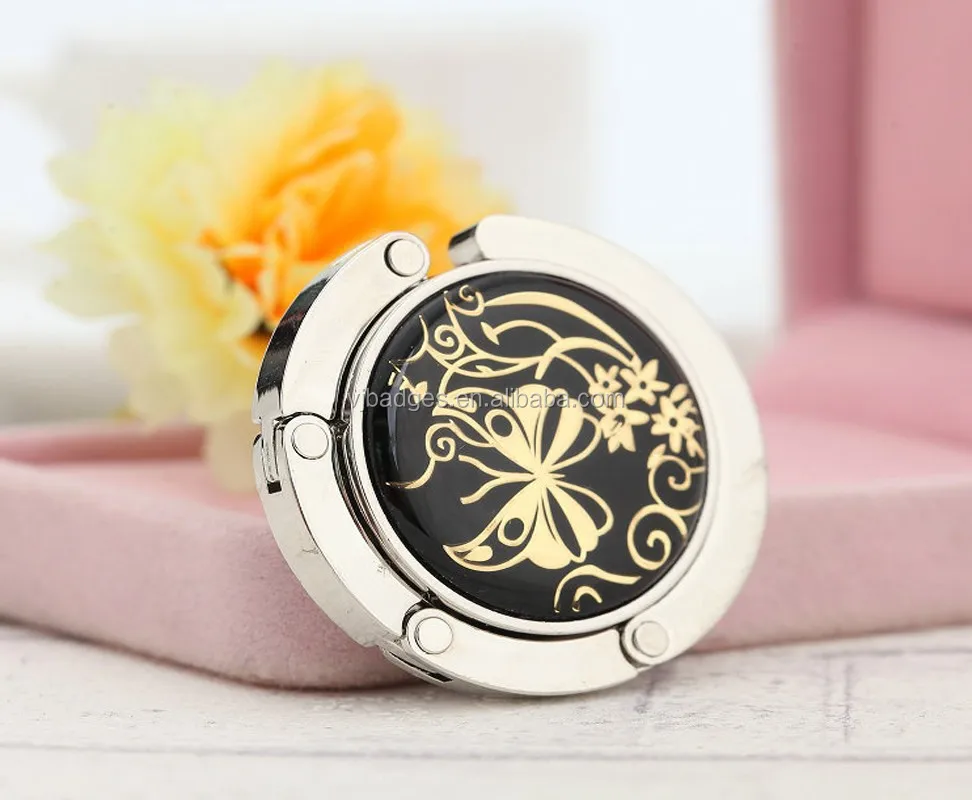 Personalized Purse Hooks Custom Logo Folding Handbag Hanger Holder Buy Custom Folding Handbag