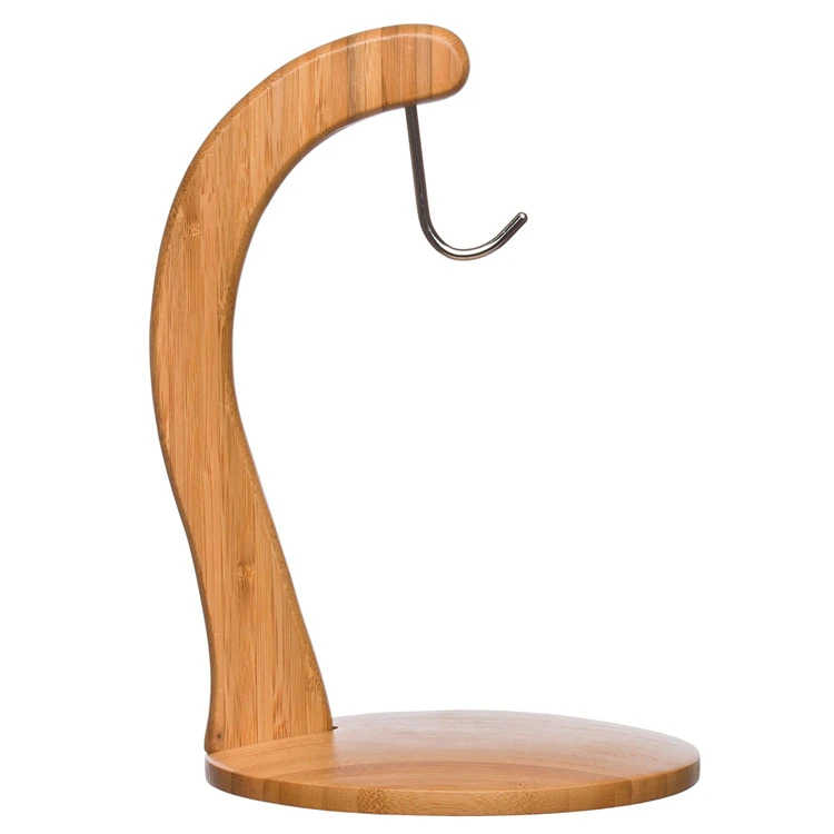 Metal blanco y madera de pl/átano soporte Percha