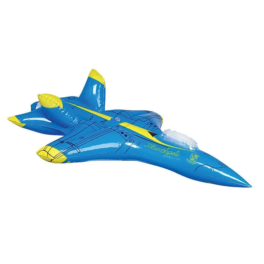 儿童充气飞机喷气飞机战斗机模型飞机游泳池浮动玩具