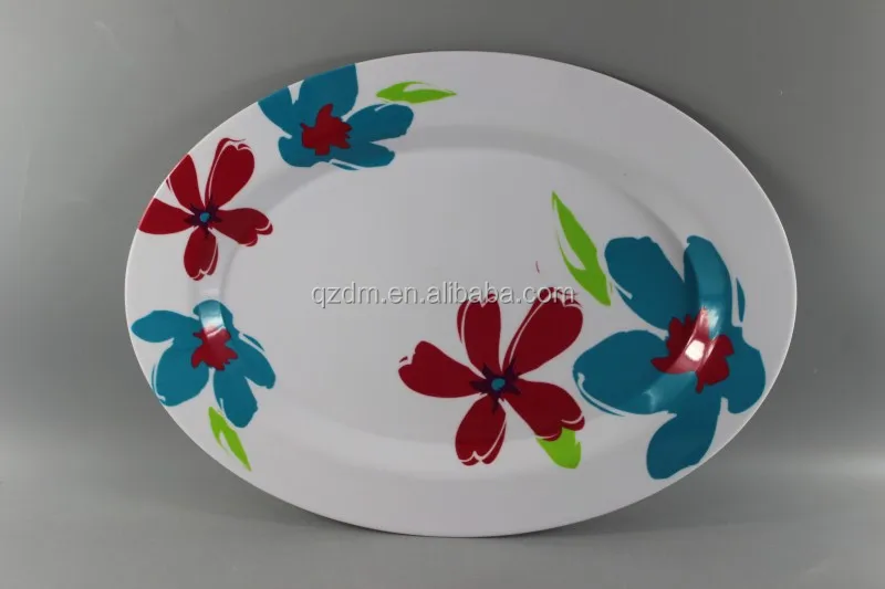 Oval 14"Melamine Dinner Plate