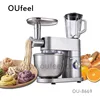3-in-1 Multi Functions Die cast Stand Mixer with 8 Speeds & Pulse and 15 Minutes Timer for Planetary Mixing.5.5L bowl