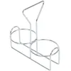 2 Hole Wire Condiment Holder