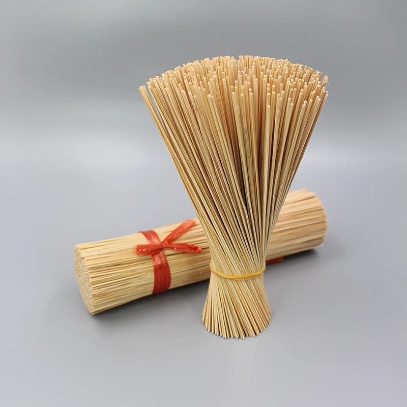 Factory Sale Round Natural 1.3mm Indian Bamboo Agarbatti Incense Stick