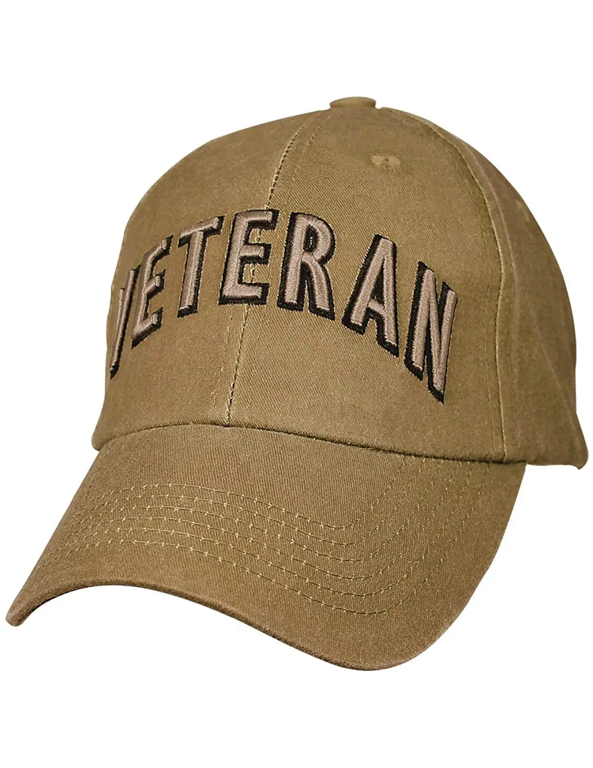 EAGLE CREST INC Coyote Military Baseball Caps 100% Cotton w/Embroidered Emblem Veteran