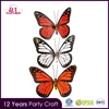 New Premium 2017 Screen Print PVC Butterfly Clips Mariposa Butterfly Wings Decoration