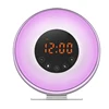 Led Smart Kids bluetooth radio speaker wake up light modern alarm clock