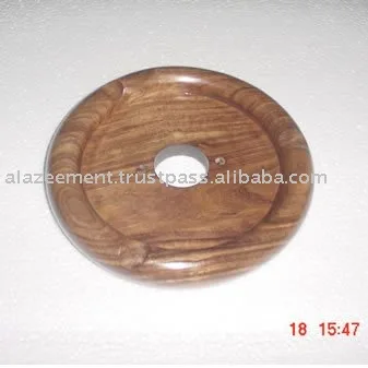 salt lamp wooden base