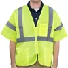 High Visibility Safety Vest Great for crossing guards, airport luggage handlers, and surveyors