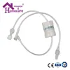 Sterile disposable giving infusion set with precision flow regulator