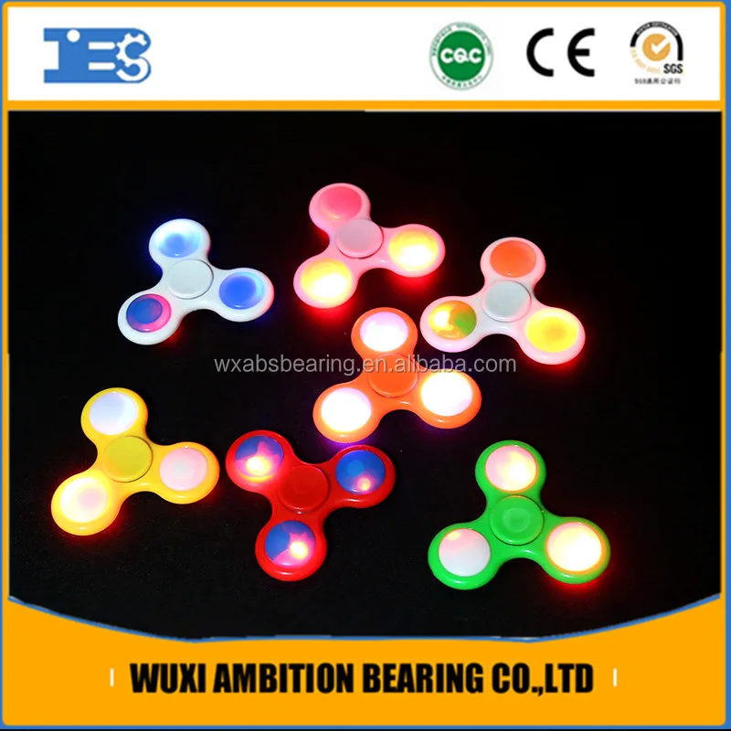 glowing led tangan jari dekompresi mainan anak anak bercahaya tri spinner spinner dalam alur glowing led tangan jari dekompresi mainan anak anak bercahaya tri spinner spinner dalam alur