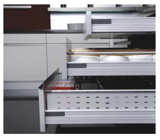 Aodeli Metal Drawer Slide Kitchen Hardware Tool Box Metal